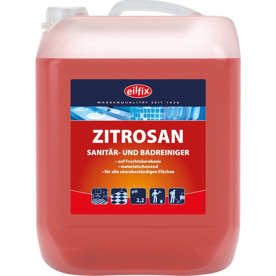 Effektiver Sanitär- und Badreiniger auf Fruchtsäurebasis gegen Kalk & Rost-mundizio