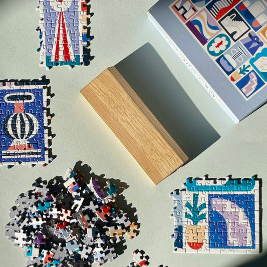 Puzzlekarton-Halter-Das Puzzle Kollektiv