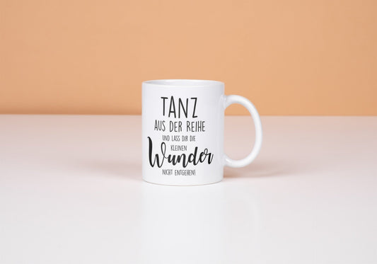Keramiktasse mit Spruch 325 ml spülmaschinenfest für Kaffee und Tee-Tinisu