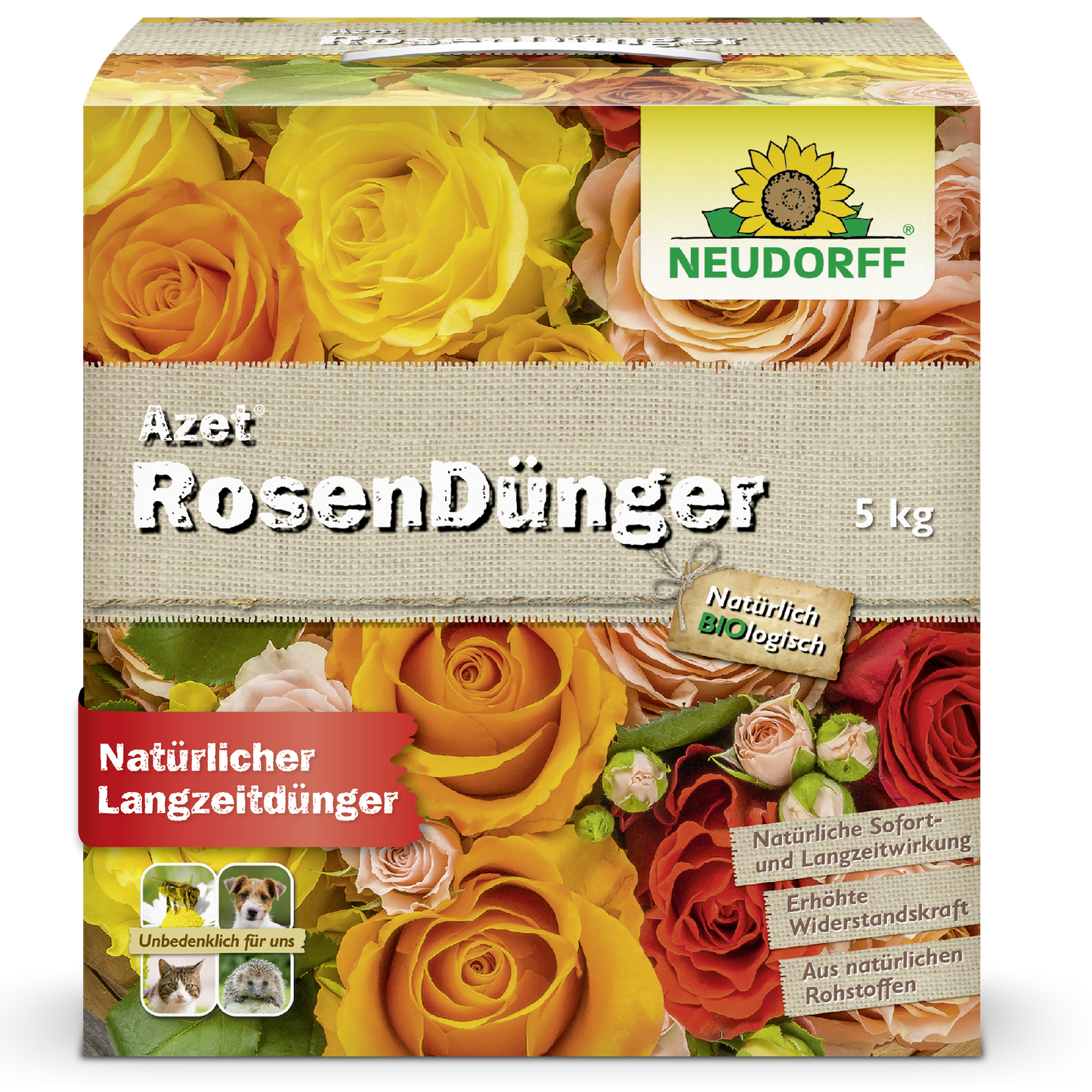Organischer Rosendünger für üppige und kräftige Rosenblüten-Neudorff Shop