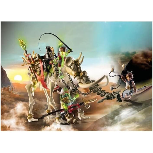 Großes Spielset mit Mammut und Ritterfiguren für fantasievolle Abenteuer