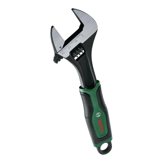 Bosch Rollgabelschlüssel 200mm (hochwertig und robust; langlebig; Softgrip; geschmeidiges Öffnen bis zu 32mm)