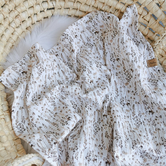 Weiches Musselintuch aus Baumwolle f ür Kinderwagen und Alltag