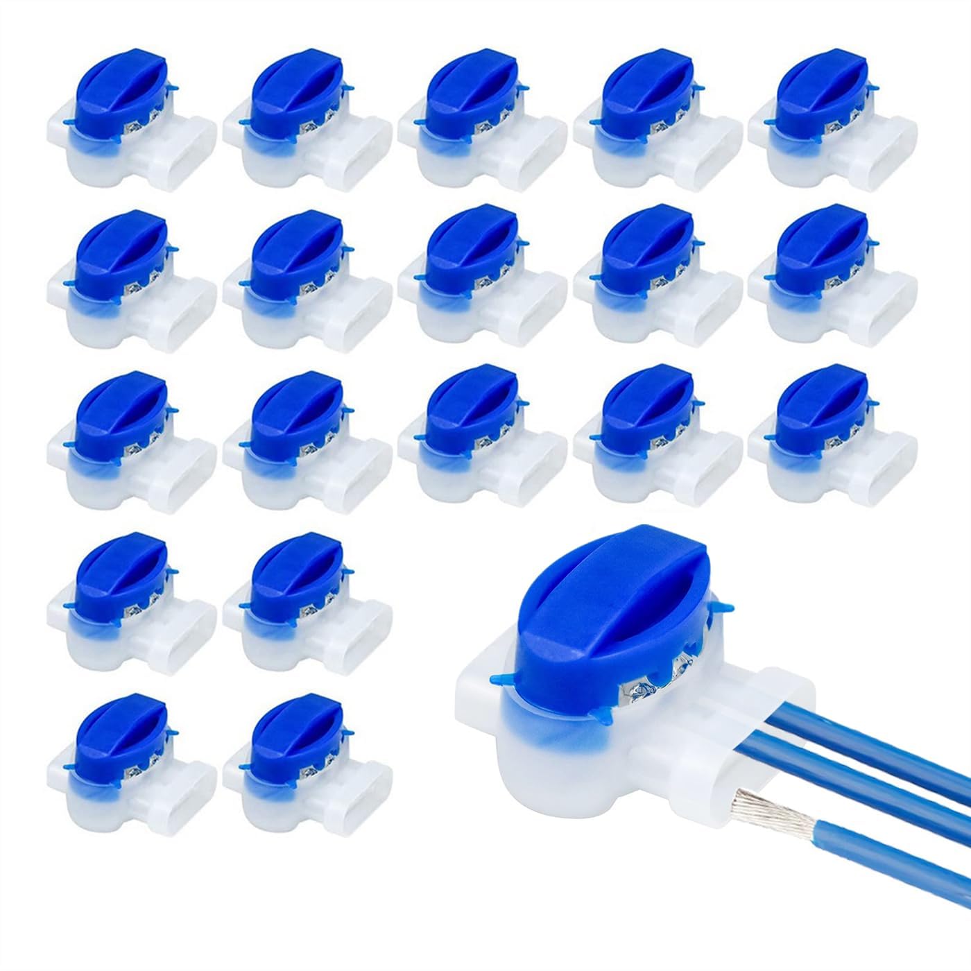 Kabelverbinder Set 20 Stück Wasserabweisend für Automower Rasenmäher