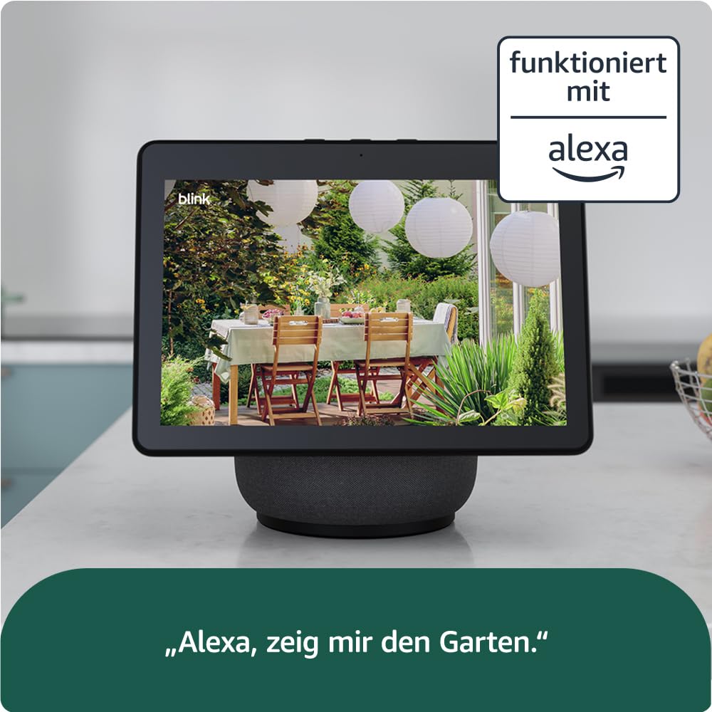 Blink Outdoor 4 Kamera mit Blink Videotürklingel (Schwarz), inkl. Sync Module Core