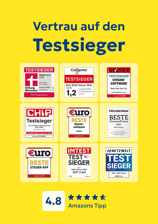 WISO Steuer 2026 – Steuererklärung 2025 leicht gemacht