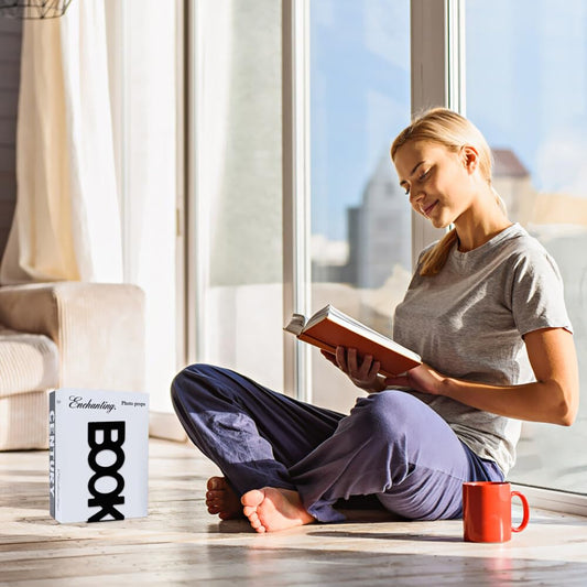 Set Buchstützen Metall Weiß Buchstaben Buchhalter für Büro und Zuhause-LdawyDE