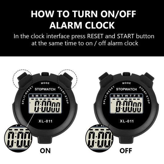 Vicloon Sport Stoppuhr Timer Digitale Stoppuhr mit Großem Display