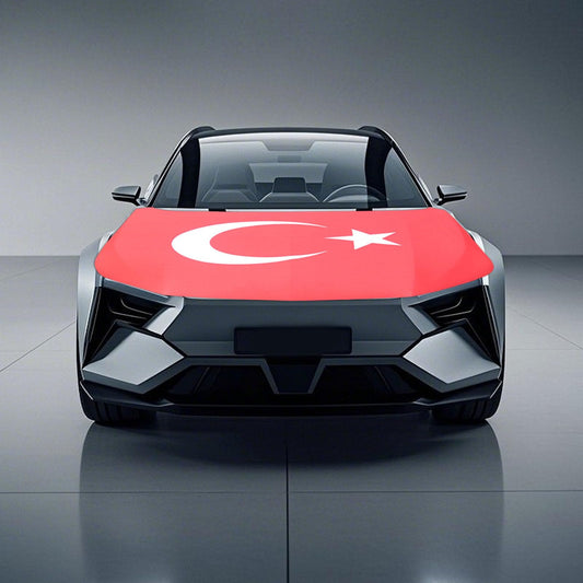 Türkei Flagge Motorhaube, Türkei Flagge Auto, Fan Artikel Türkiye Bayrak Fußball Auto Motorhaube Überzieher Flagge