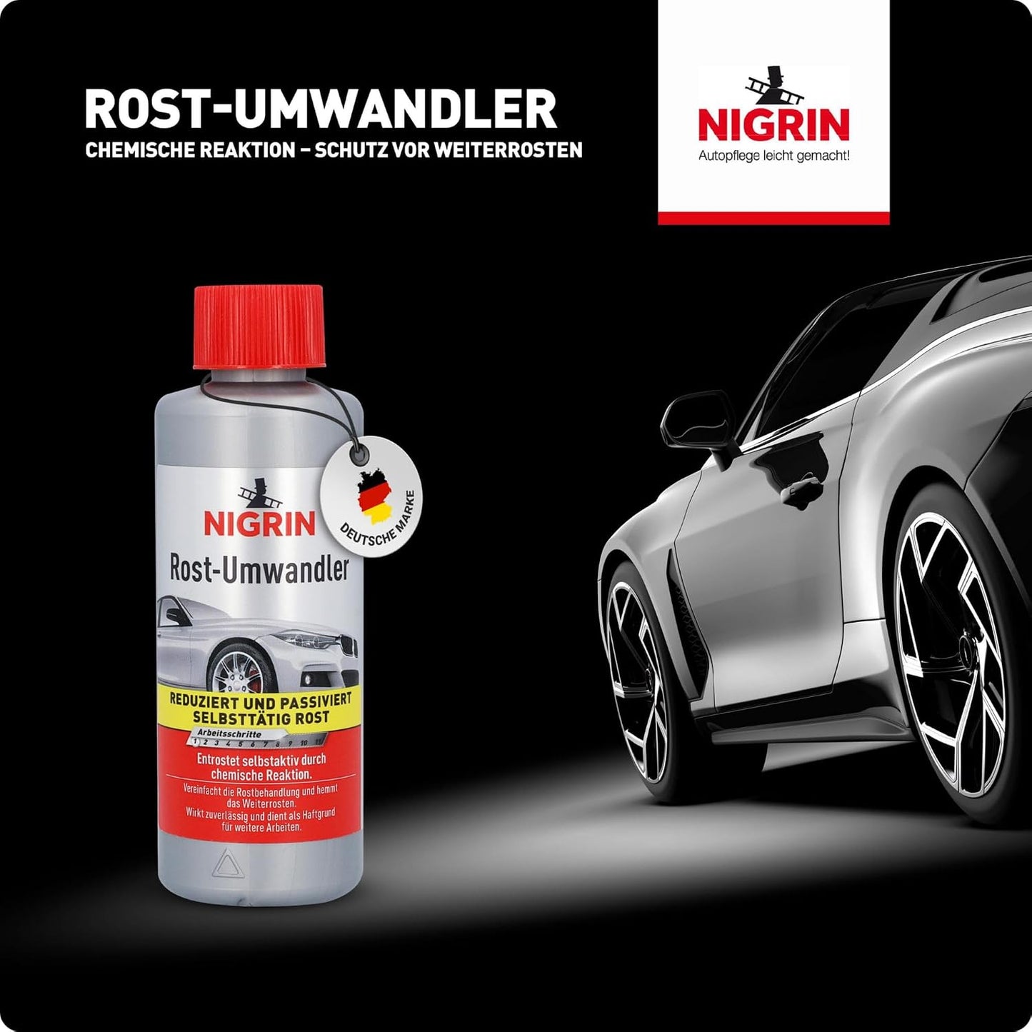NIGRIN Rostumwandler 200ml – Selbstaktive Rostentfernung