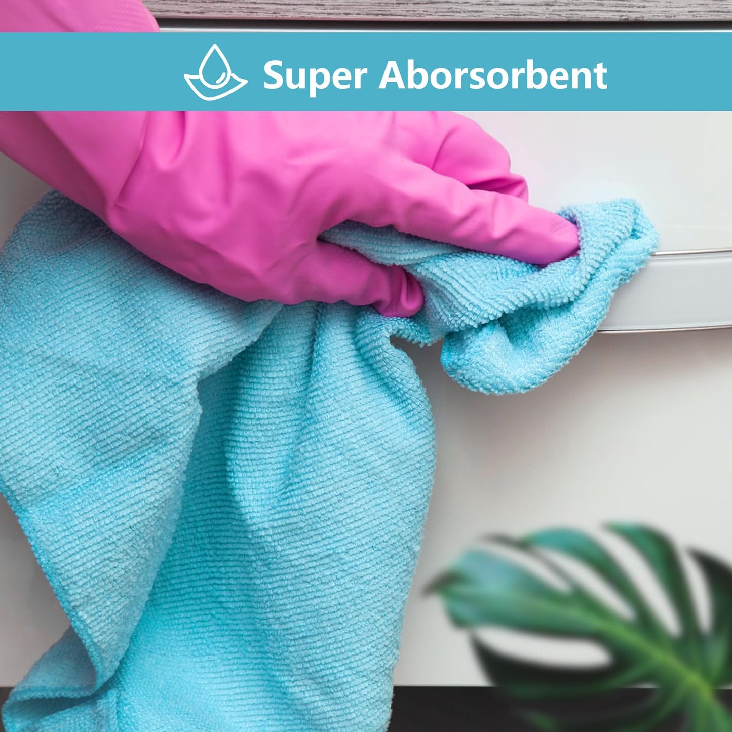 Mikrofasertücher 12 Stück fusselfrei wiederverwendbar Küche Auto