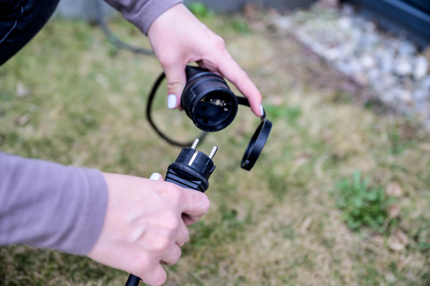 Robustes Gummi Verlangerungskabel 10 Meter Fur Aussenbereich