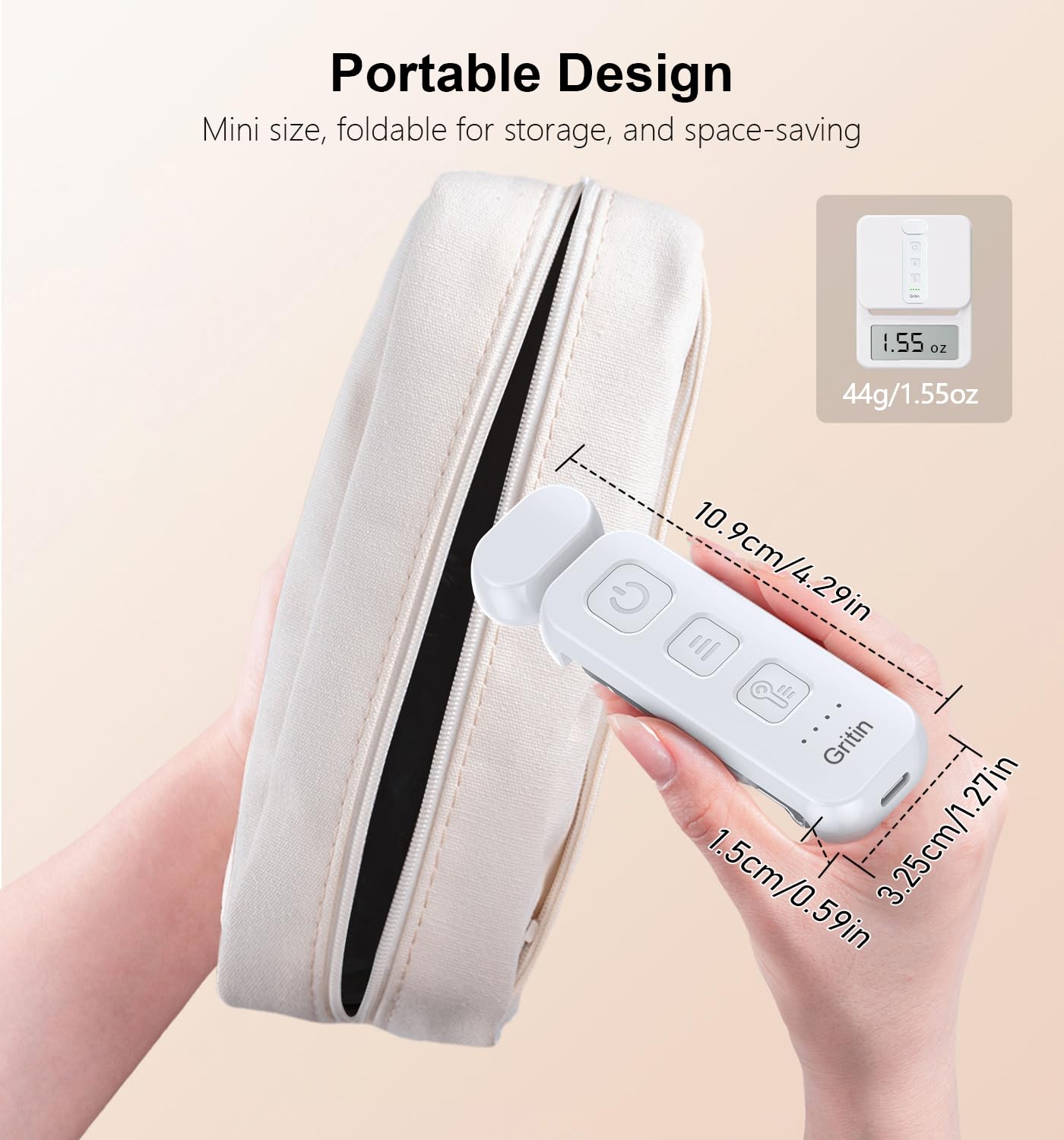 Gritin Leselampe mit Klemmfunktion und augenschonendem Licht für