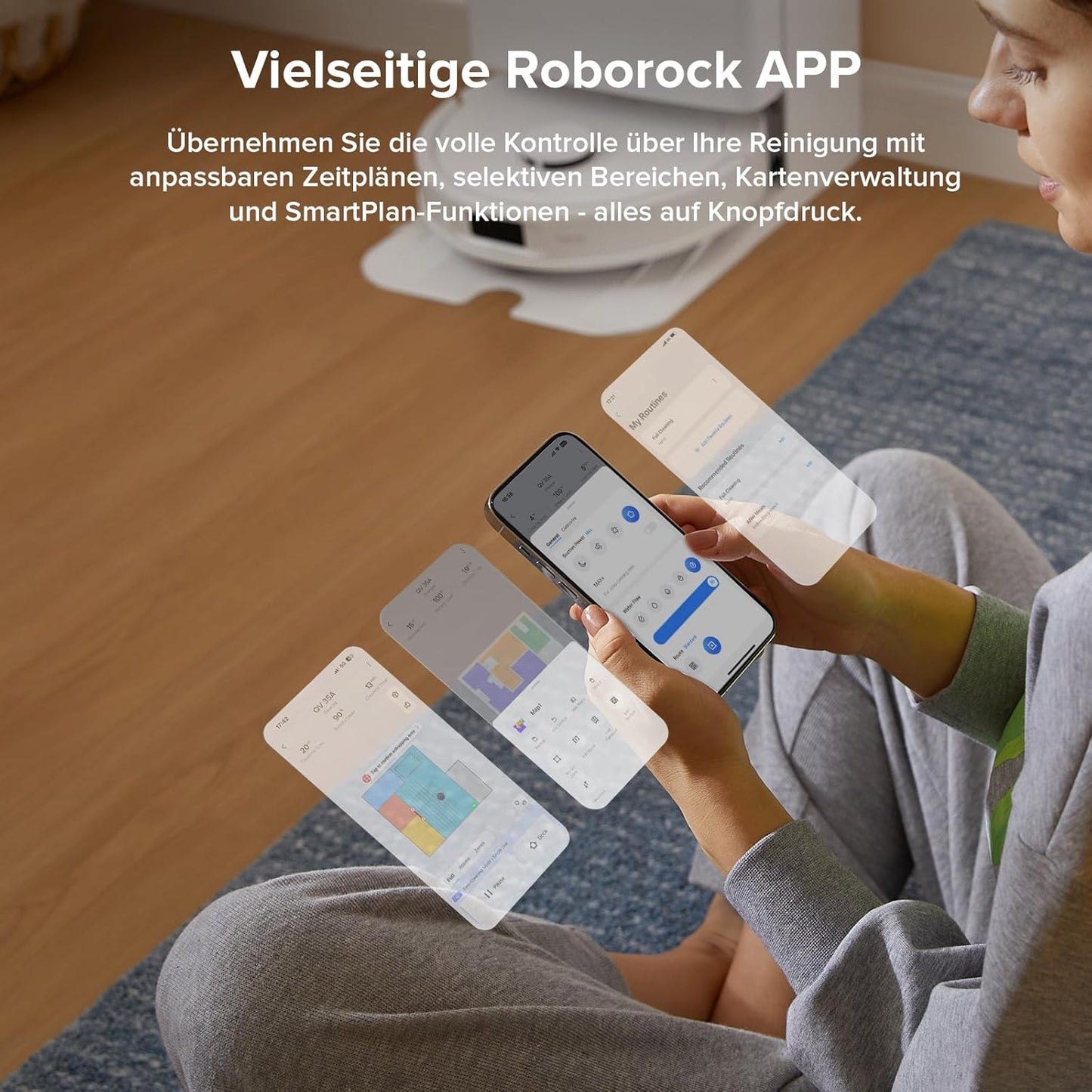 roborock Qrevo 8000Pa Saugroboter mit Wischfunktion