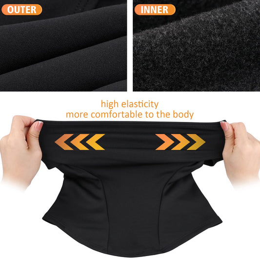 Winddichte Winter Sturmhaube kompatibel mit Brille Helm Strick