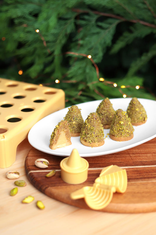 Backform fuer gefuelltes Gebaeck Bienenkoerbchen