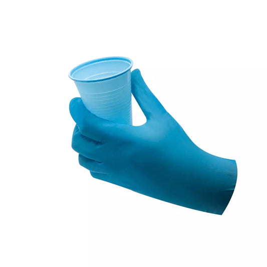 Einweghandschuhe Nitril blau puderfrei reissfest hygienisch-Rehavibe