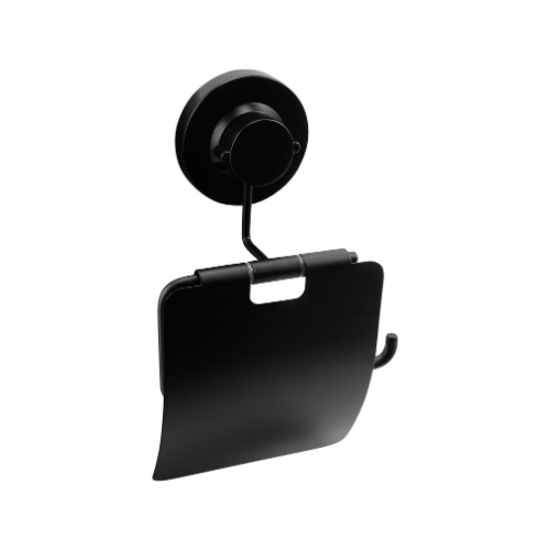 WC Papierhalter Comfort 3 Befestigungsarten schwarz flexibel sicher