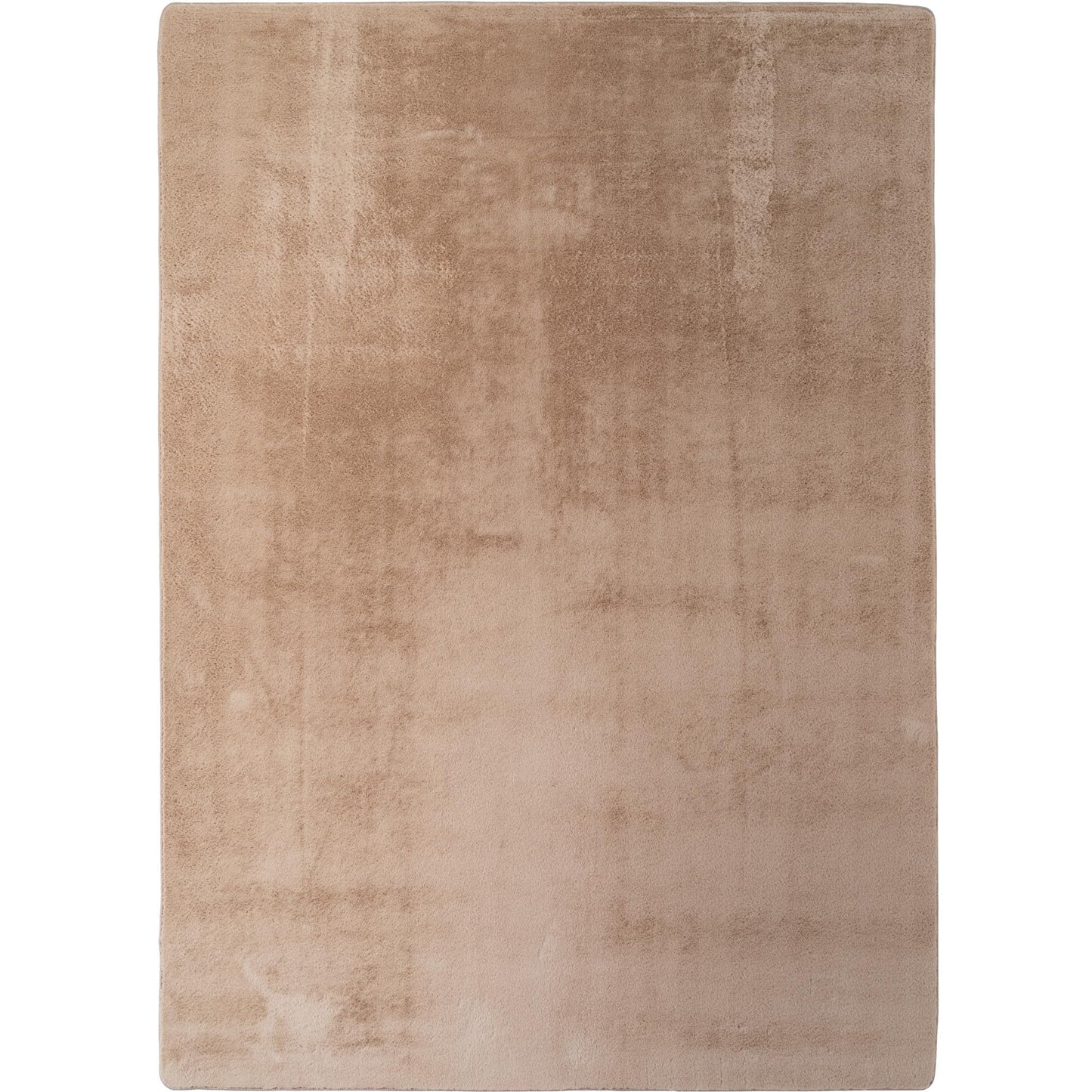 SIMPEX Teppich Wohnzimmer Rund Beige 160 cm Kurzflor Teppich Waschbar, rund, rutschfest & weich, modernes einfarbiges Design für Wohnzimmer, Schlafzimmer, Küche & Kinderzimmer.