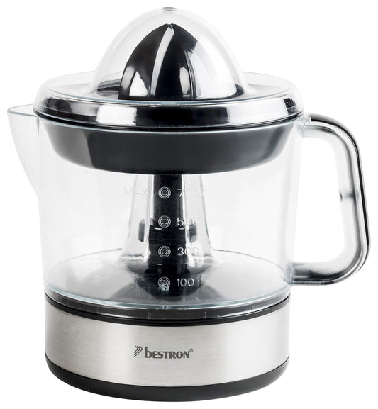 Automatische elektrische Zitruspresse mit 2 Presskegeln und Aromadeckel