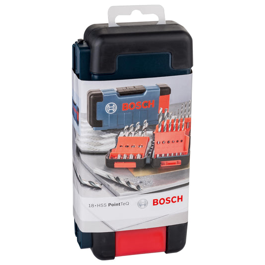 Bosch HSS Spiralbohrer Set PointTeQ 18-teilig Ø 1-10 mm Professional