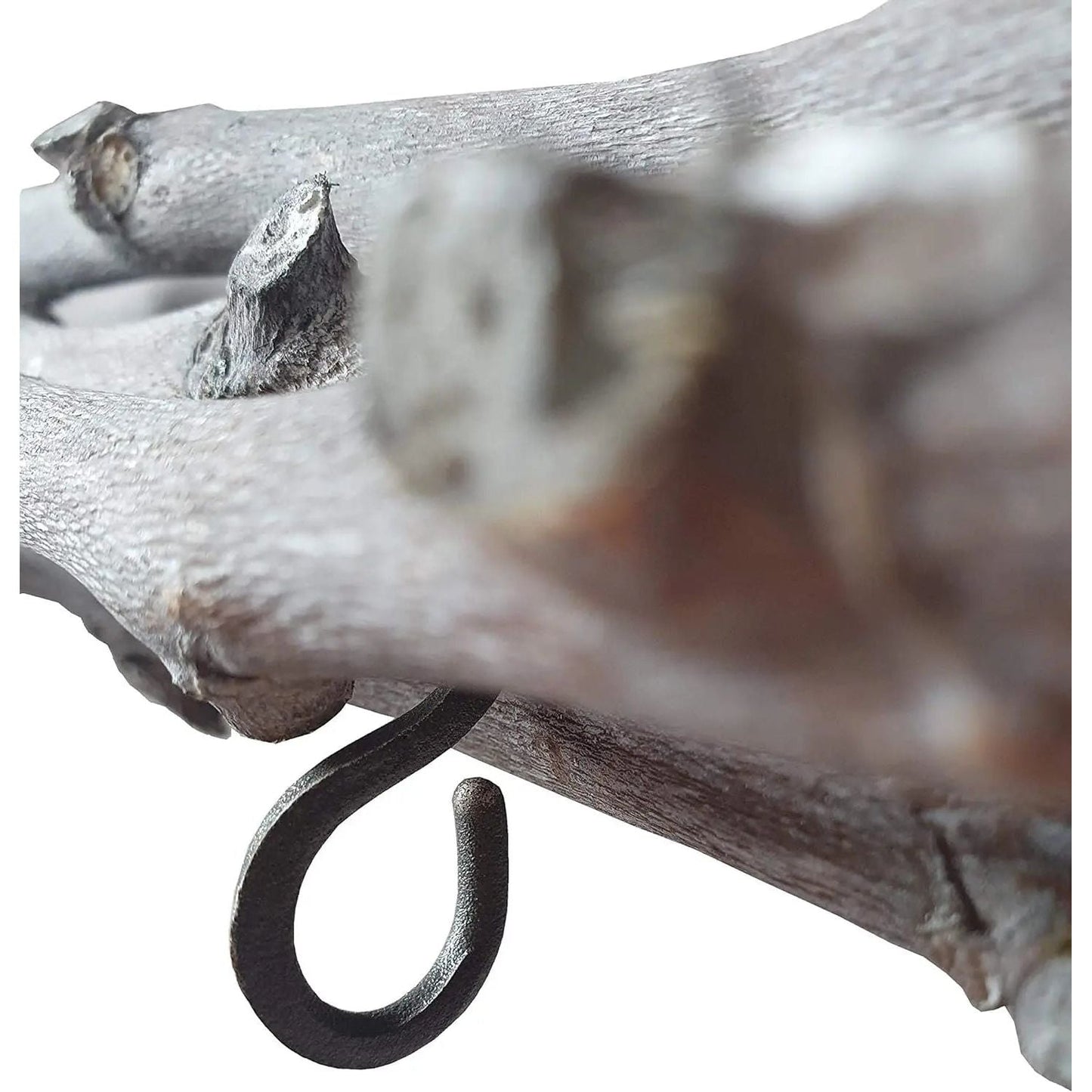 Dekorativer Fensterhänger 50 cm mit 5 Haken und rustikalem Design