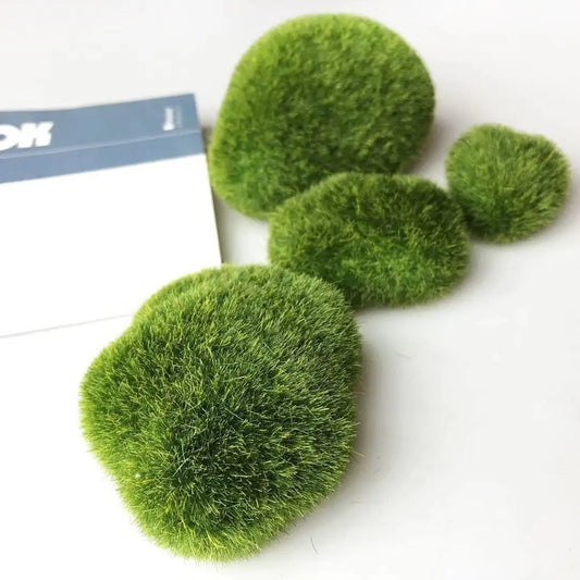 10 Stücke Künstliche Moossteine für Garten und Blumentopfdeko