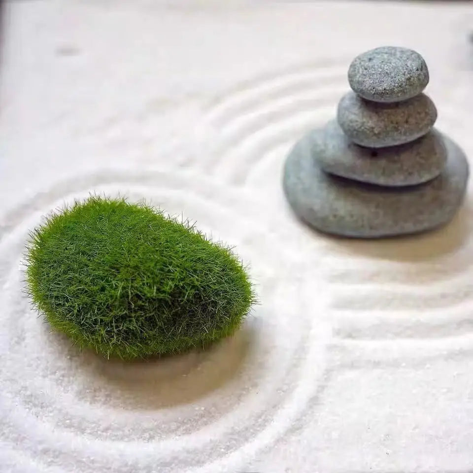 10 Stücke Künstliche Moossteine für Garten und Blumentopfdeko