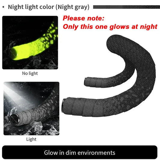 Stoßdämpfendes Rennrad-Lenkerband PU - EVA, ergonomisch, atmungsaktiv, nachtdunkelgrün