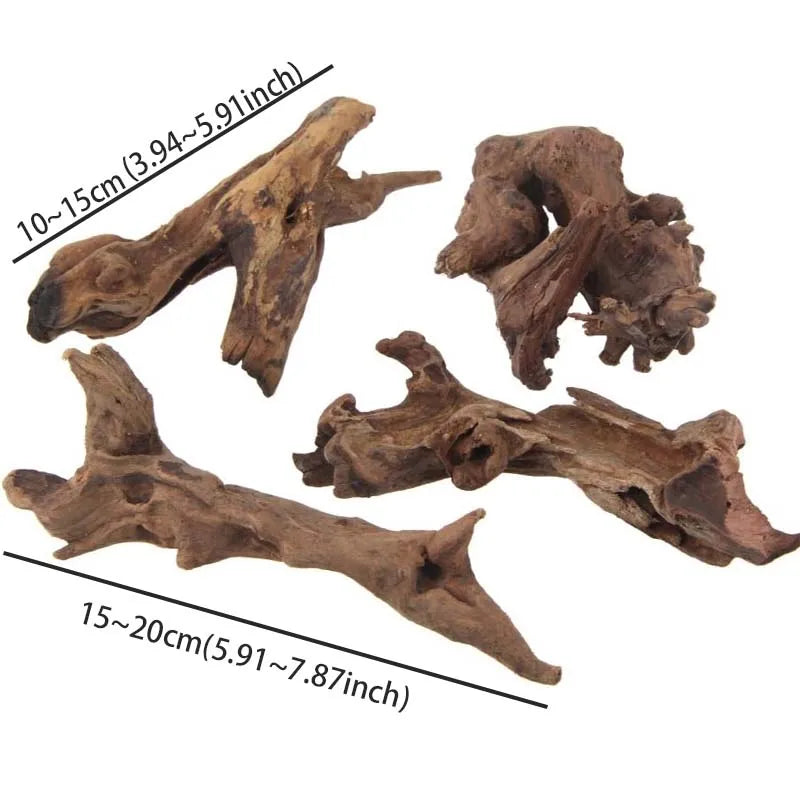 Natürliche Treibholz Aquarium Dekoration – Versenkbar für Wasserpflanzen