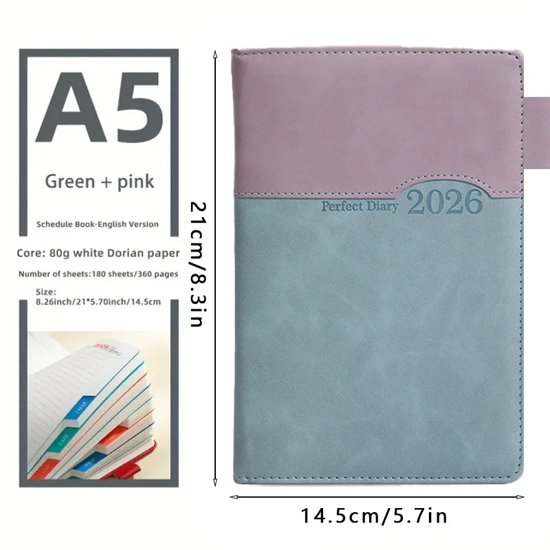2026 Tagesplaner Notizbuch für effiziente Organisation
