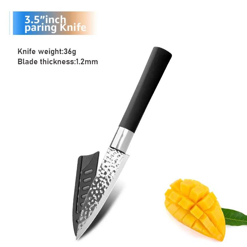 Küchenmesser Chef 7CR17 440C Edelstahl Antihaftklinge Brotschneider Utility Santoku Set