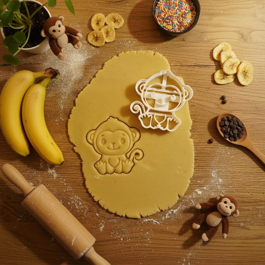 Affe Ausstechform Kreative Kekse Backzubehör PLA Material