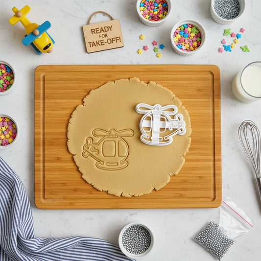 Hubschrauber Keksausstecher Kreative Ausstechform Backprojekte Kinder