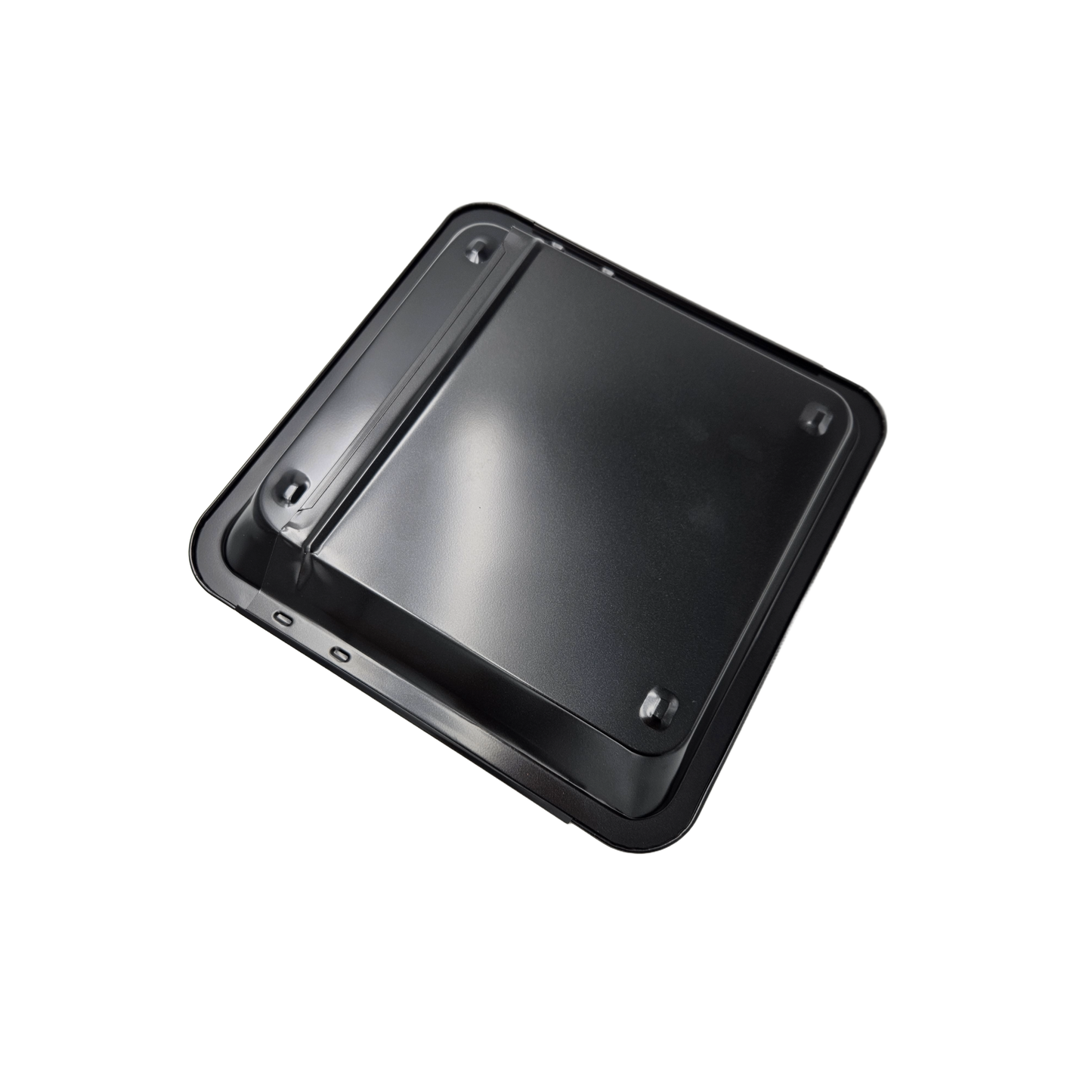 Backblech ausziehbar antihaftbeschichtet Carbonstahl Metall 33x33- 52 cm Schwarz