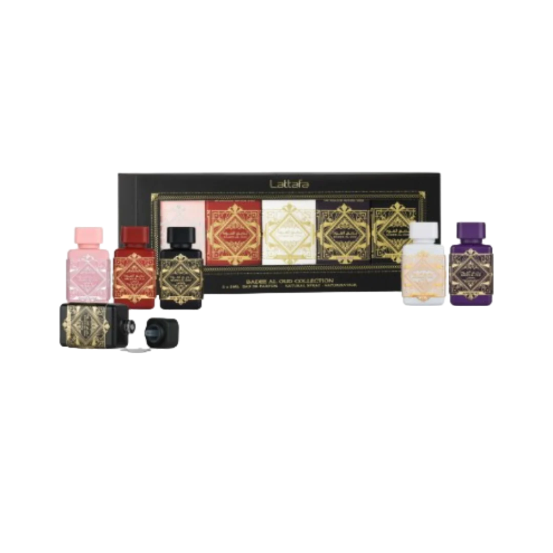 Lattafa Badee Al Oud Mini Parfüm Set 5 x 5 ml orientalisch holzig-BEAUTY PLATZ