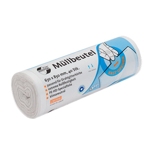 Universal Plus Müllsack 80 Liter reißfest mit Easy Opener Banderole