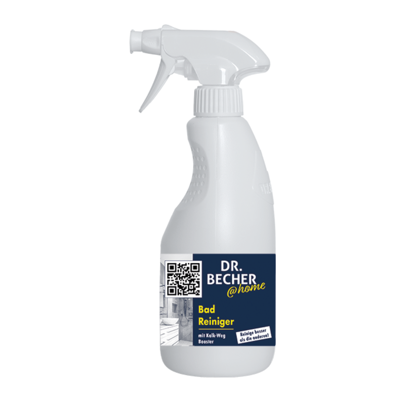 DR BECHER @home Bad Reiniger Flasche 500 ml für kalkfreie Bäder-Altruan