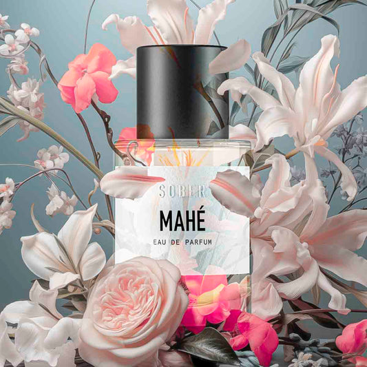MAHÉ Eau de Parfum Unisex 50ml mit fruchtig Blumiger Duftkomposition-sober