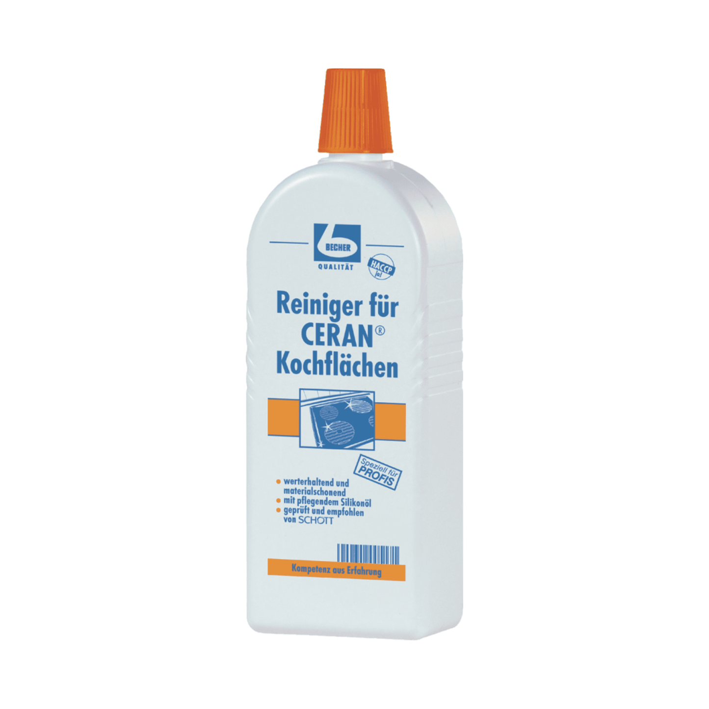 Dr. Becher Glaskeramikreiniger fuer Herdplatten 500 ml Flasche