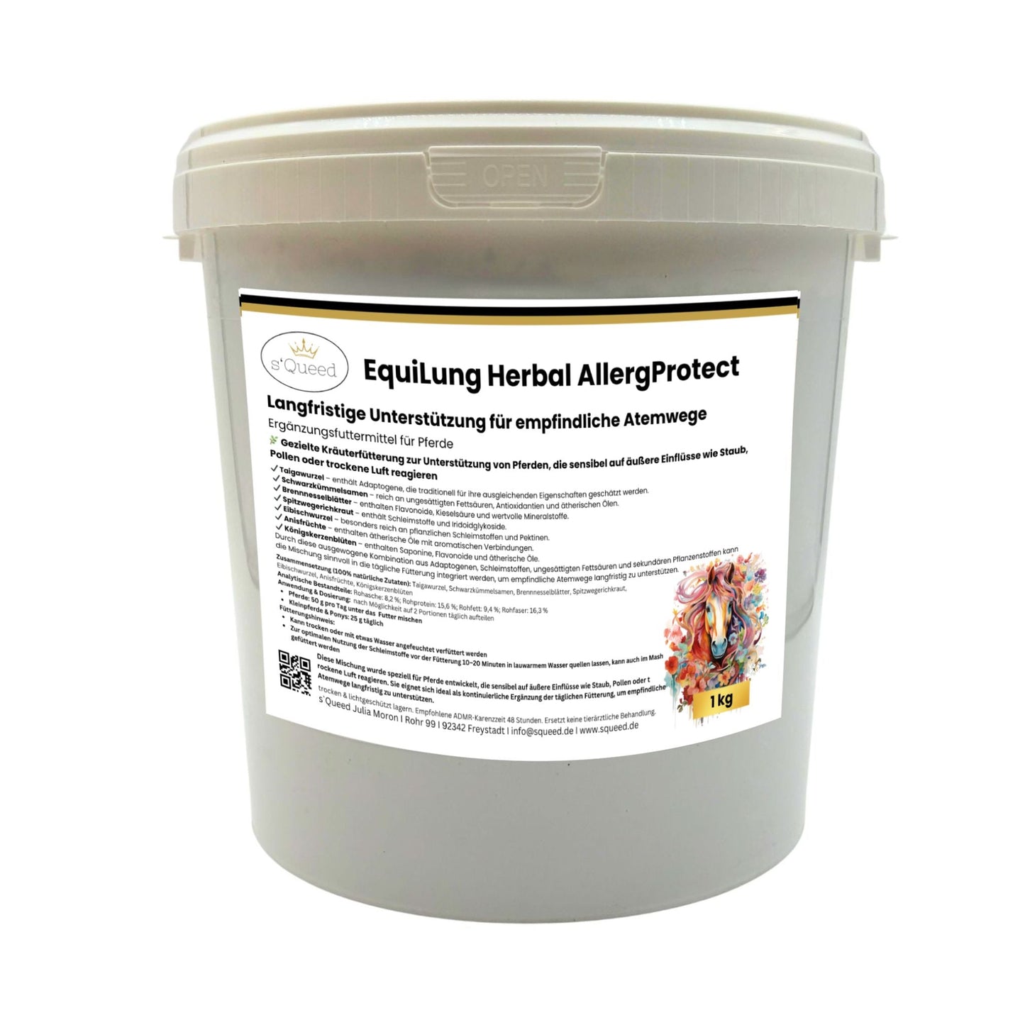 EquiLung Herbal AllergProtect Pferde Kräutermischung für Atemwege