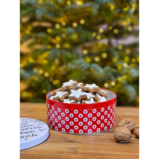 Gebäckdose 3er Set Stern Weihnachten Plätzchendose Metall Keksdose Stern