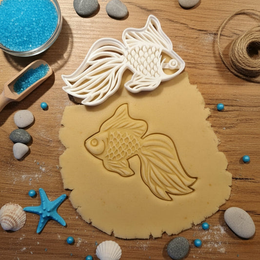 Goldfisch Ausstechform Keksausstecher aus hochwertigem PLA Material