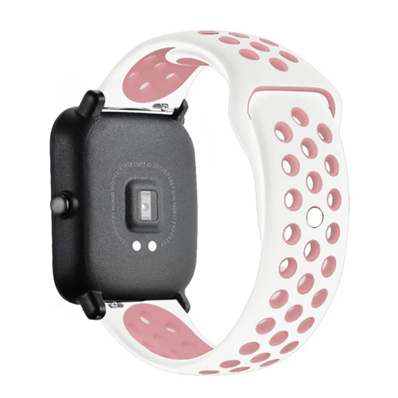 Sportliches 22mm Silikon Armband für Xiaomi Redmi Uhren Aktiv-Style