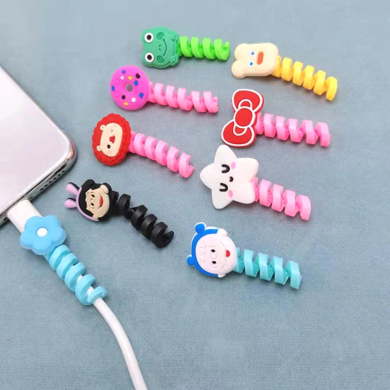 Cartoon Kabelschutz für USB Ladekabel Datenkabel Kopfhörer Schutz Organizer