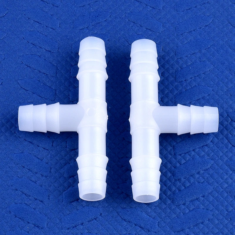 Lebensmittelechte weiße PE T-Stecker 4-13mm – robust - vielseitig 5-200 Stück