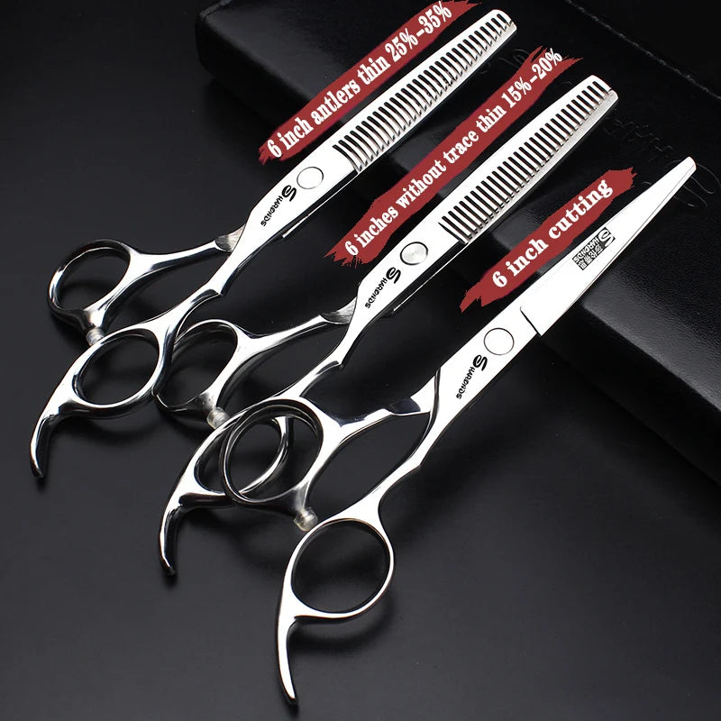 Professionelle Japanische Friseurschere mit scharfer Klinge und ergonomischem Griff