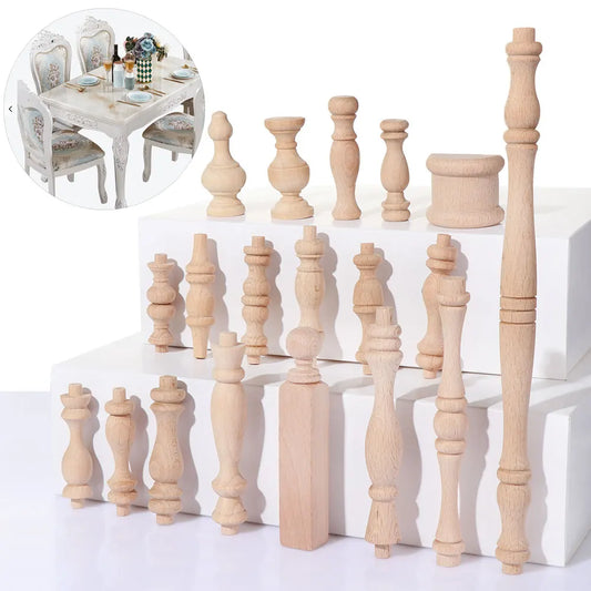 Vintage Holz Geschnitzte Möbel Füße Schrank Beine Dekoration Varianten