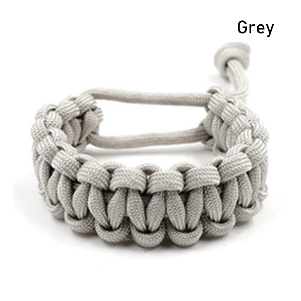 7-farbiges verstellbares Survival-Armband mit 550 Paracord Schnur 17-25cm