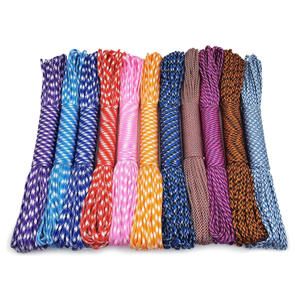Paracord 4mm 7-Kern Survival Seil für Camping Klettern Outdoor